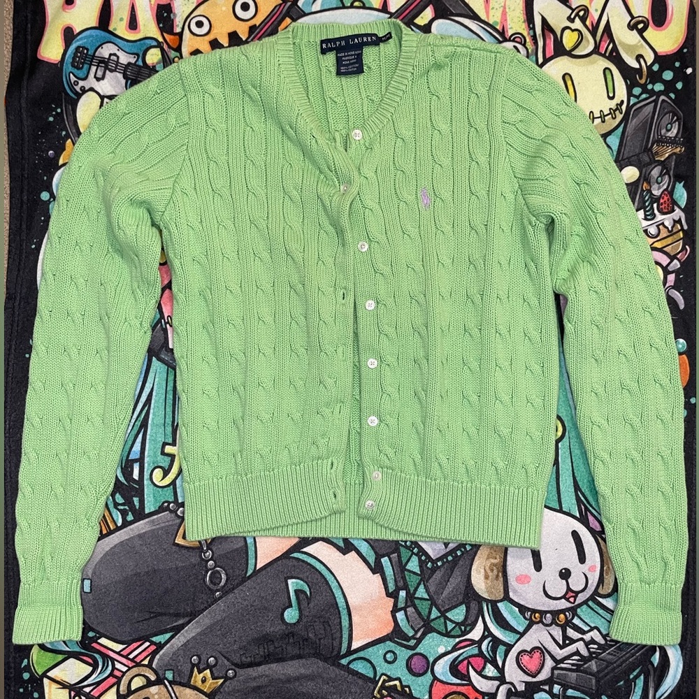 polo cardigan